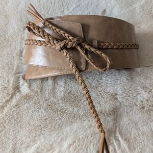 Redpokaris Wide Waist Belt - Tan